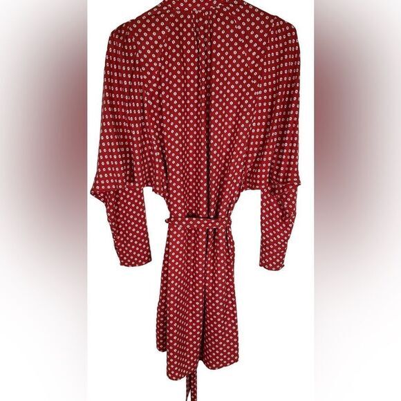 Joie | Myune Women’s Dress Size XS Button Front Shirt Ditsy Print dolman sleeves - Picture 4 of 13